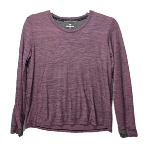 Bombas Bee Better Shirt Damen S Merinowollmischung Langarm Daumenlöcher lila - Bild 1 von 11