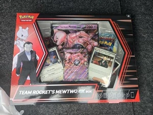 Pokemon TCG Team Rocket's Mewtwo ex Box Sealed Neu - Bild 1 von 2