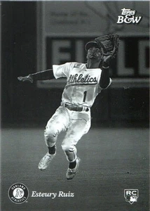 2023 Topps Black and White Baseball #3 Esteury Ruiz RC - Picture 1 of 2