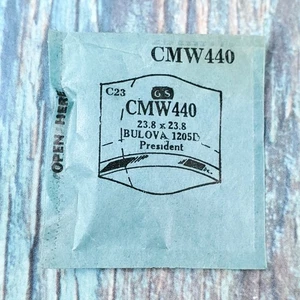 Vintage GS CMW440 Bulova President Crystal. 23.8 x 23.8 - Bild 1 von 3