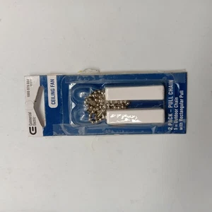 2 PACK Commercial Electric Indoor/Outdoor Rectangle Ceiling Fan Pull Chains 5" - Picture 1 of 2