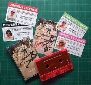 Amyl and the Sniffers Cartoon Darkness Cassette Tape w/Signed Card, Licences Set - Picture 1 of 10