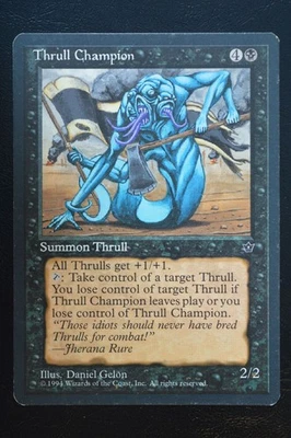 Magic The Gathering MTG THRULL CHAMPION Fallen Empires LP Lightly Played - Image 1 of 2