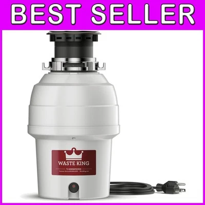 Legend Series 3/4-HP Garbage Disposal - Quiet Operation - Image 1 of 4