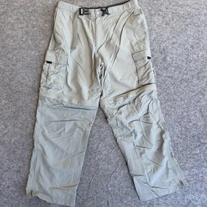 Eastern Mountain Sports Pants Mens 36x30 Gray Convertible Cargo Hiking Zip Off - Picture 1 of 7