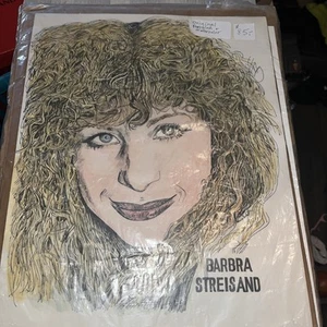 Barbra Streisand cantante e attrice americana stampa artista Bernice Batoff - Foto 1 di 1