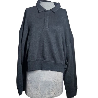 Sudadera Rosa Victoria Secret Negra Cuello Recortado Talla XXL  Foto 1 de 4