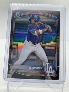 2025 Bowman - Chrome Prospects Zyhir Hope #BCP-2 Reptilian Refractor (RC) - Picture 1 of 2