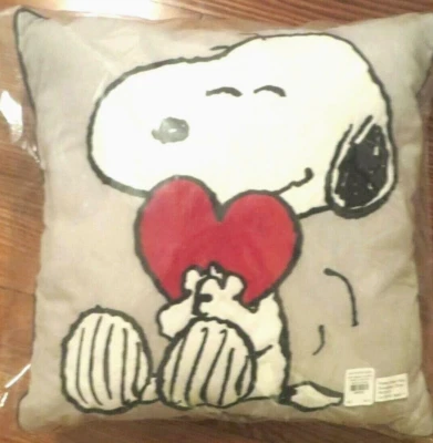  Disney Pottery Barn Snoopy Peanuts Rainbow party school kid Dog Pillow gift , - Image 1 of 4