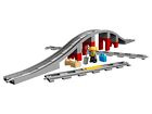 LEGO 10872 DUPLO, most kolejowy i szyny, kamień funkcjonalny, figurka robotnika budowlanego
