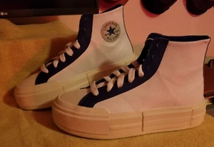 Converse All-Star Premium Leather Hi Tops w/ Extreme Stack Treads; Mens 10 - Picture 1 of 9