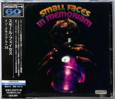 SMALL FACES IN MEMORIAM WITH BONUS TRACKS 2025 JAPAN CD - Image 1 of 3