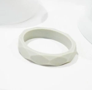 Capri Silicone Teething Bracelet - Grey - Picture 1 of 10