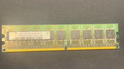 Hynix HYMP564U72CP8-Y5 512MB DDR2 DIMM ECC Unbuffered Memory Module - Image 1 of 2