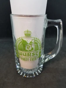 Wurst Party Ever Beer Mug Stein Glass Peek'n Peak Resort Clymer New York - Picture 1 of 5