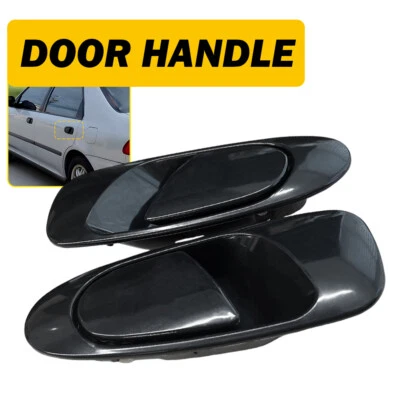 Exterior NUEVA PUERTA TRASERA DERECHA DERECHA Negra para 92-95 Honda Manijas Civic Sol 93-97 Del EE. UU. Foto 1 de 4