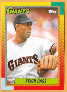 KEVIN BASS SAN FRANCISCO GIANTS #7T - TOPPS TRADED NM-MT 1990
