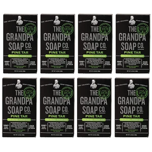 Grandpa'S Soap Pine Tar 4.25 Oz 8-Pack - Picture 1 of 6