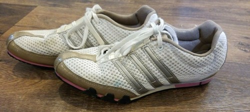 Adidas Sneakers Running Donna Maglia Bianca Argento Oro Tg 7 5M Scarpe