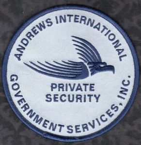 Andrews International Government Services, Inc. Patch di sicurezza privata - Foto 1 di 2