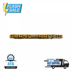 Mercury Grand Marquis Badge Trunk Script Emblem 1992-1997 Brand NEW (SEALED) OEM - Picture 1 of 2