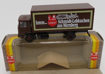 Herpa Ho 1/87 Camion Man K 2a Ko-Lkw Schmidt-Lebkuchen Aus Nürnberg #820414 Box - Immagine 1 di 4