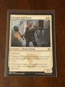 Magic the Gathering Fate Reforged Dragon Bell Monk - Picture 1 of 2