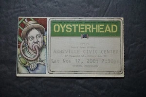 Phish - Raro talón de boleto de pedido por correo OYSTERHEAD Asheville, Carolina del Norte 17/11/01 - Imagen 1 de 3