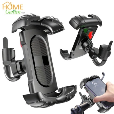Bike Motorcycle Phone Mount Bicycle Holder Handlebar for iPhone Samsung Scooter - Image 1 of 4