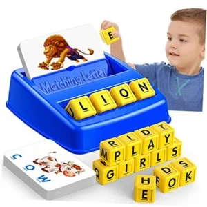 Learning Games for Kids Ages 3-8, Matching Letter Game for Kids Toys Ages Blue - Picture 1 of 7