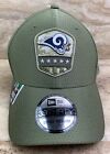 New Era Los Angeles Rams Salute To Service Fitted 39THIRTY Green Flex Hat