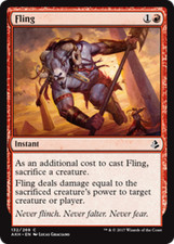 FLING ~mtg NM-M Amonkhet Com x4