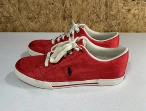 Men’s Red Raulph Lauren Polo Lace Up Shoes, Size 11, Lightly Used, In Good Shape - Picture 1 of 5