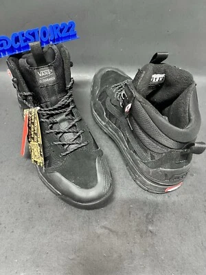 VANS ULTRA RANGE EXO HIGH MTE 3 GORE TEX TRIPLE BLACK OUT GTX BOOTS SK8 SZ 12 - Image 1 of 4