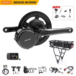 Bafang Mid Drive 500W Electric Bicycle 48V BBS02B Mid Motor DIY Conversion Kits - Picture 1 of 19