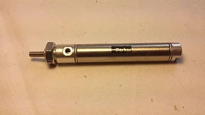 9/16" Dia. x 2" Stroke Double Acting Air Cylinder Parker .56DSR02.0, Nose Mount - Picture 1 of 3
