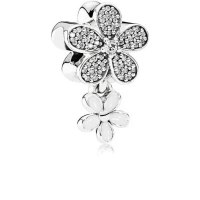 Charm Pandora Originale, Margherita 792098CZ, Argento Sterling e Zirconi - Immagine 1 di 2