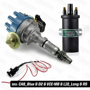 Rover V8 35D Electronic Distributor and Viper Dry High Energy Ignition Coil - Picture 1 of 9