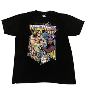 Camiseta de lucha libre WWE Wrestlemania VII Macho Man Ultimate Warrior Bret Hart larga - Imagen 1 de 3
