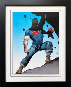Póster de cómic enmarcado y mate de Superman DC "Action Comics Vol 2 - #1"  - Imagen 1 de 3
