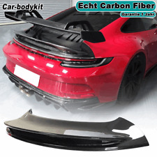 Für Porsche 911 992 2019-23 Carbon Heckspoiler Abrisskante Flügel Spoiler Lippe