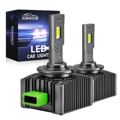 For Jaguar F-Type 2014-2018 D3S LED Headlight Bulbs Conversion Kit 6000K White — 第 1/4 张图片