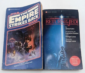 Vintage Empire Strikes Back + Return of the Jedi Romane Ballantine Bücher 1. Auflage - Bild 1 von 2