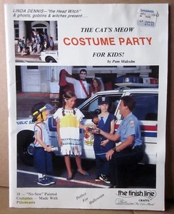 CAT'S MEOW Costume Party For Kids pillowcases book Halloween patterns punk & elf - Picture 1 of 3