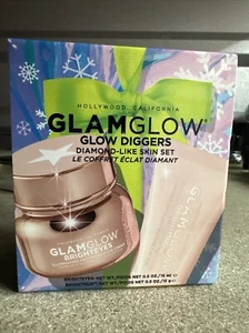 GlamGlow Brightmud + Brighteyes Set Illuminating Anti-Fatigue Eye Cream 0.5 Oz - Picture 1 of 2
