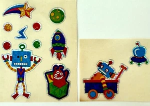 Vintage Highlights Magazine Robot Space Moon Star Rocket ship flying saucer gems - Picture 1 of 5