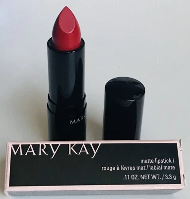 New In Box Mary Kay Matte Lipstick Red Roma #136540 Full Size ~ Fast Ship - Image 1 of 2