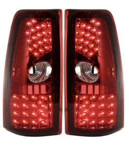 Style Line STYCV9906LCTL2  Red Clear LED Tail Lights NEW Silverado Sierra - Bild 1 von 10