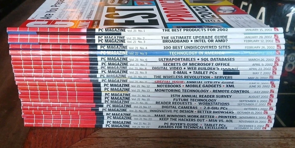 PC Magazine 2002 Complete Year 22 Issues  - Image 1 of 4