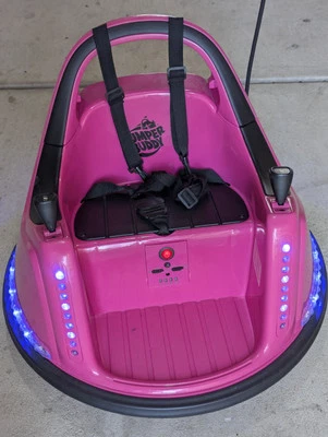 Bumper Buddy Pink Ride On Electric Car for Kids & Toddlers, 2-Speed, No Remote - Image 1 of 4